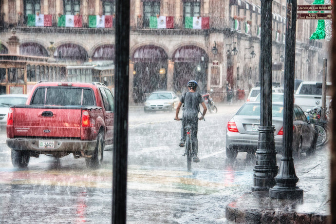 Fünf Mythen über Radfahren bei schlechtem Wetter.